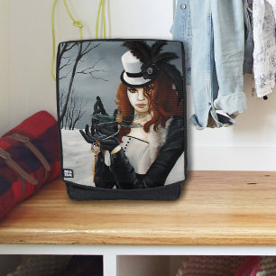 Mochila Llave de libélula de invierno gótica steampunk vic