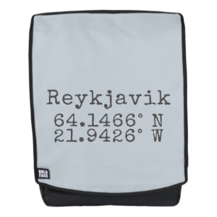 Mochila Longitud del Reykjavik Islandia Latitude
