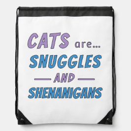 Mochila Los gatos son Mimos y Travesuras