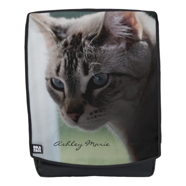 Mochila Lynx Point Siamese Cat (Anverso)