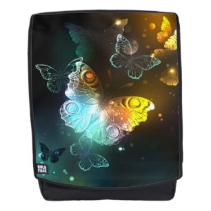Mochila Mariposa luminosa y mariposas nocturnas
