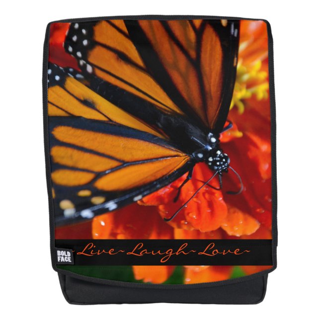 Mochila Mariposa monarca (Anverso)