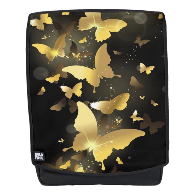 Mochila Mariposas de oro (Anverso)