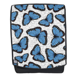 Mochila Mariposas morfo azules