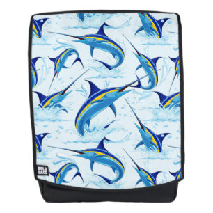 Mochila Marlín Azul Saltando fuera del Océano