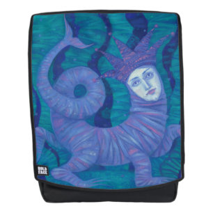 Mochila Melusina, Melusina, fantasía, surrealista, espírit