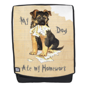 Mochila Mi GSD comió mi preparación