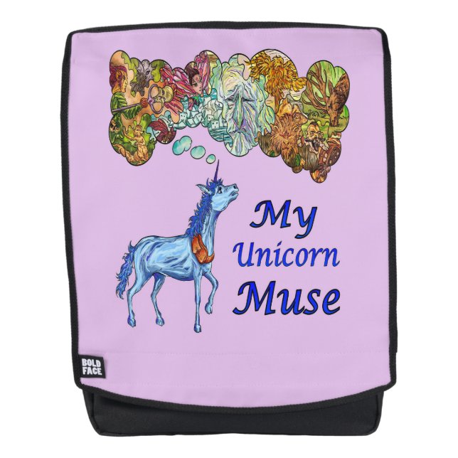 Mochila Mi musa de unicornio (Anverso)