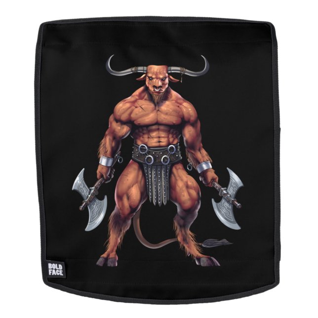 Mochila Minotauro de mitología griega (Cara extraíble)