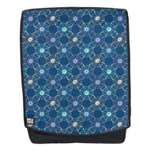 Mochila modelo del día de fiesta de los copos de nieve de