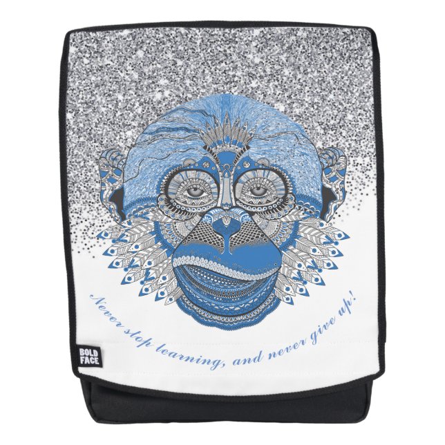 Mochila Mono con cita (Anverso)