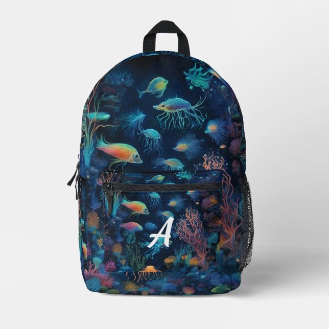 Mochila Monograma Sea Life para personalizados (Anverso)
