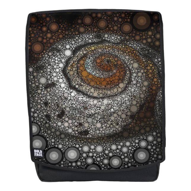 Mochila Mosaico de círculo de la cubierta marina (Anverso)