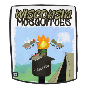 Mochila Mosquitos de Wisconsin Dibujo Animado - Camping po