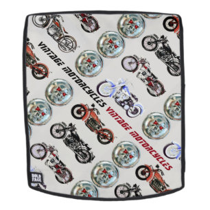 MOCHILA MOTOCICLETAS DE VINTAJE CLÁSICA Y HABILIDADES META