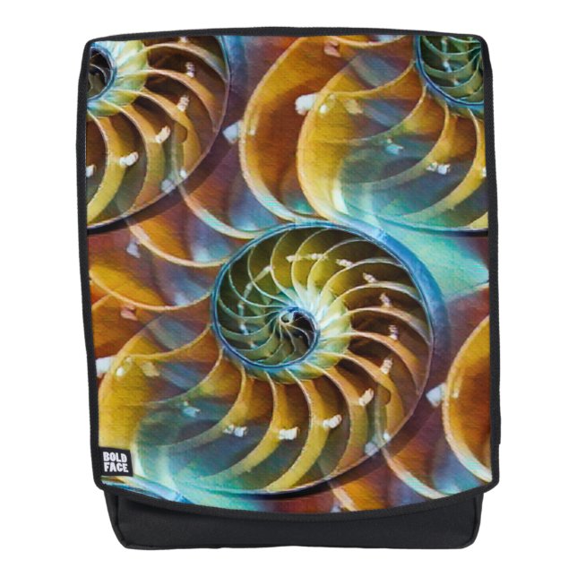 Mochila Nautilus Shell Design (Anverso)
