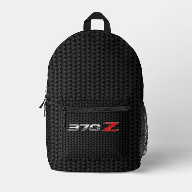 Mochila negra 370Z (Anverso)