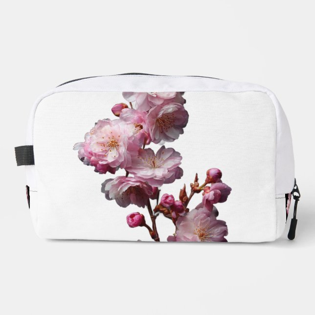 Mochila negra de flor de cerezo Sakura  (Anverso)