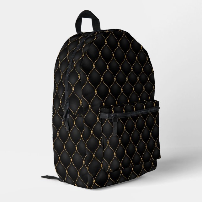 Mochila negra de Ogee Gold Diamonts (Esquina izquierda trasera)