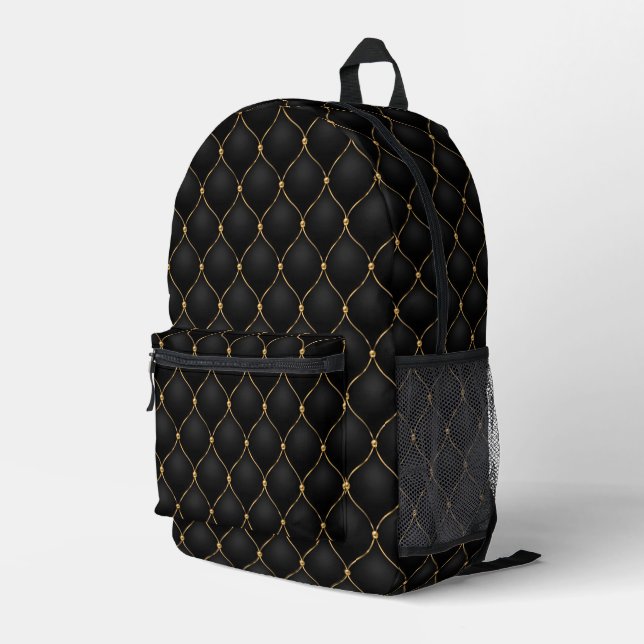 Mochila negra de Ogee Gold Diamonts (Esquina derecha trasera )