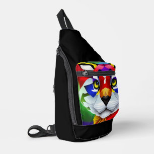 Mochila negra del gato de Alexander