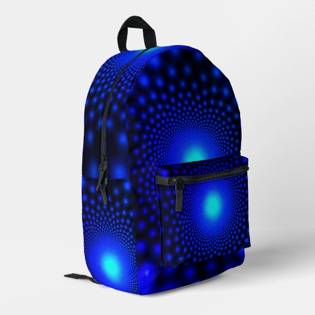 Mochila Neon Blue Lights (Esquina izquierda trasera)
