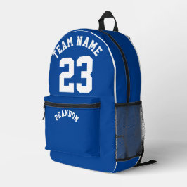 Mochila niños niños baloncesto deportes azul w