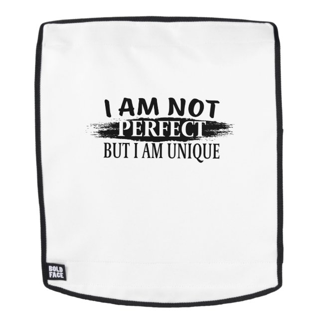 Mochila No soy perfecto, pero soy único (Cara extraíble)