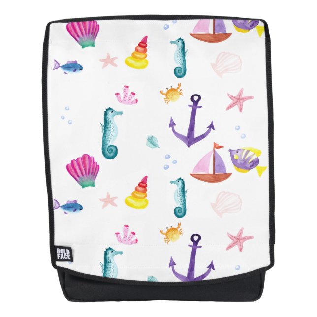 Mochila Novedad divertida de verano en el lado del mar de  (Anverso)