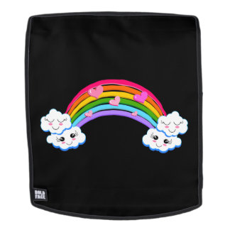 Mochila nubes arco iris #2 cara