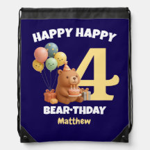 Oso de FELIZ CUMPLEAÑOS personalizado Cumpleaños 4