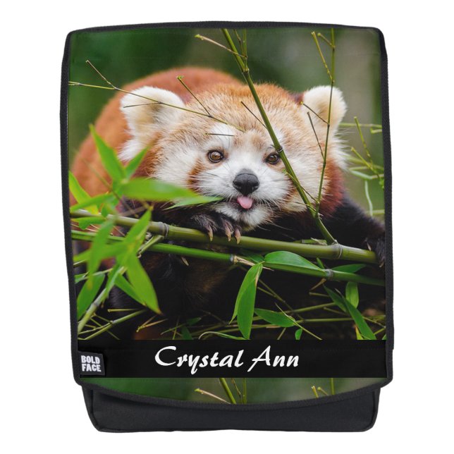 Mochila Panda Rojo (Anverso)
