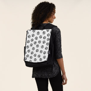 Mochila Papas de perro, garras de perro, patas negras