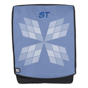 Mochila para adulto - Pétalos de diamante con text
