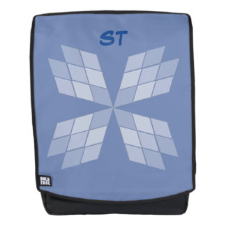Mochila para adulto - Pétalos de diamante con text