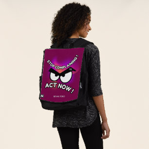 Mochila para adultos : Actúa ahora (rojo)