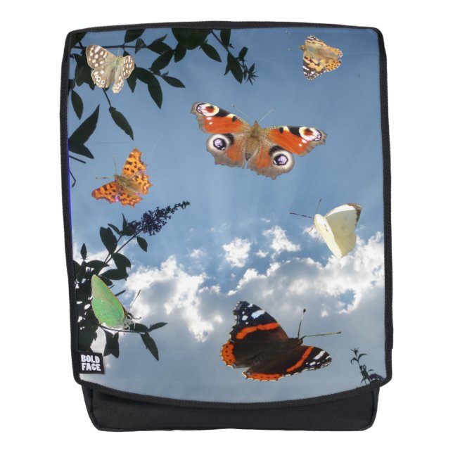 Mochila para adultos holandesa Butterflies (Anverso)