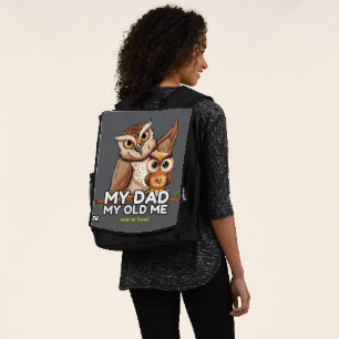 Mochila para adultos : Mi papá mi viejo (gris)