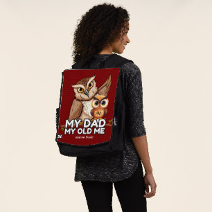 Mochila para adultos : Mi papá mi viejo (rojo)