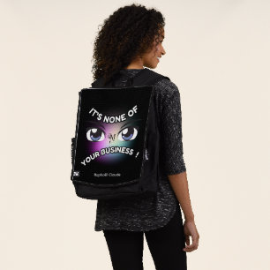 Mochila para adultos : Ninguna tuya (negra)