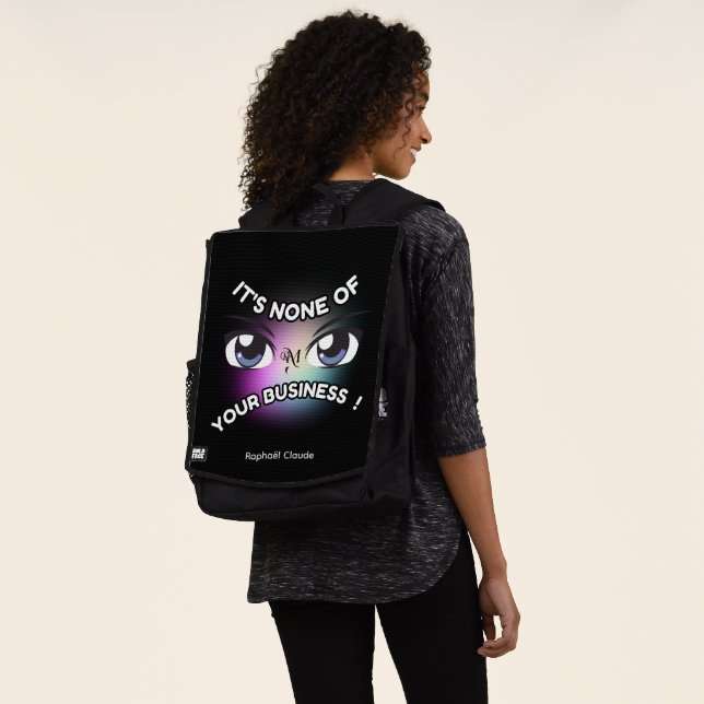 Mochila para adultos : Ninguna tuya (negra) (Puesto)