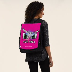 Mochila para adultos: ¿Quién piensas (rosa)?