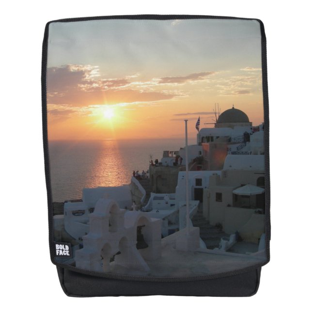 Mochila para adultos Santorini Sunset (Anverso)