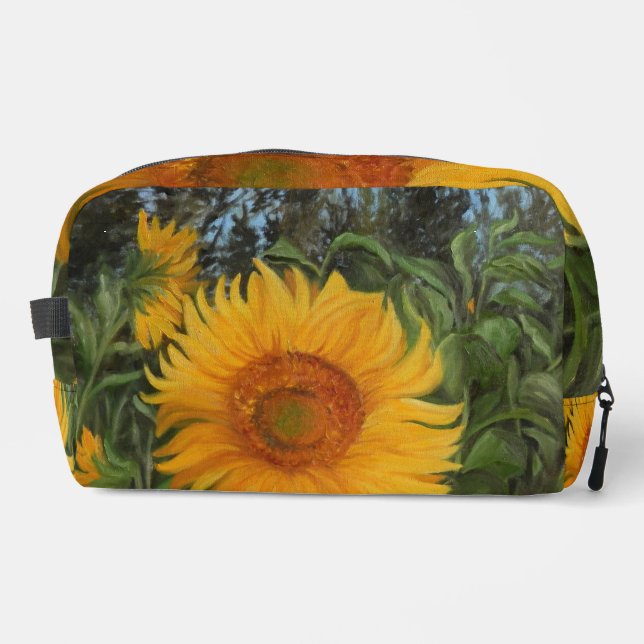 Mochila para deporte con un girasol gigante (Anverso)