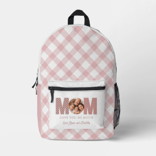Mochila para fotos de mamá