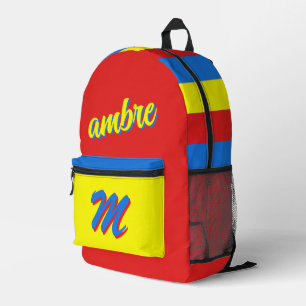 Mochila para niños personalizados con nombre, moch