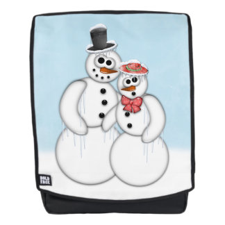 Mochila Pareja Snowman