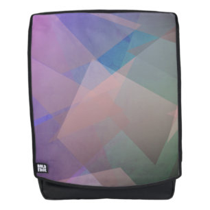 Mochila Partículas voladoras abstractas   Formas geométric