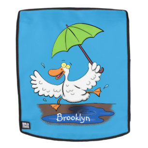 Mochila Pato gracioso con personalizado bailarín de paragu