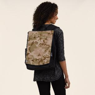 Mochila Patrón de camuflaje del desierto, patrón militar, 